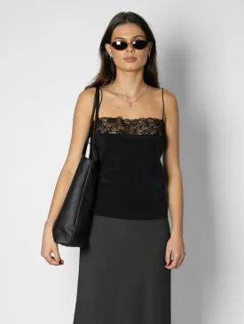 The Lair Apparel Sula Lace Camisole Black