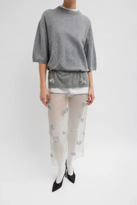 Tibi Artemis Slip Skirt - Grey Multi