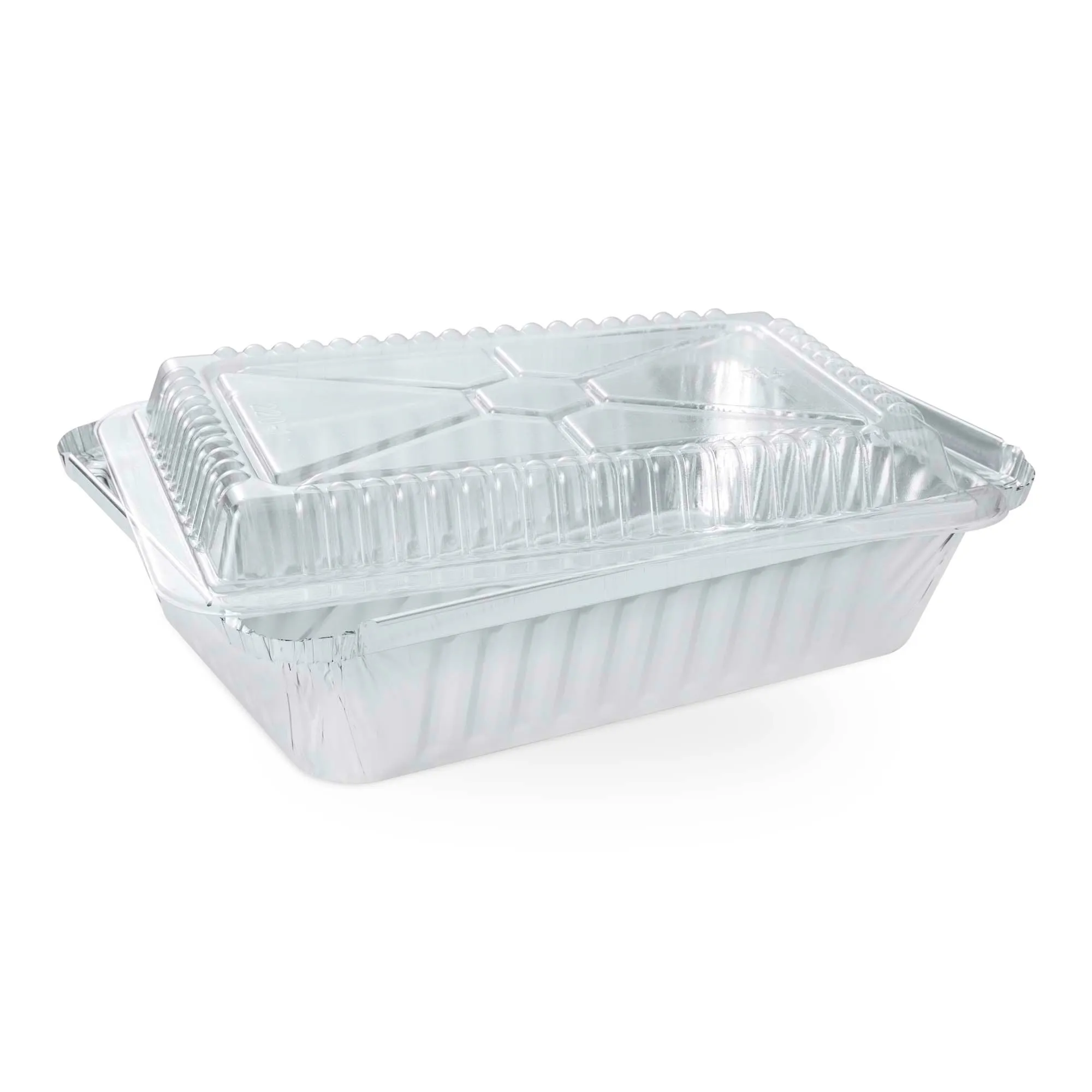 Titan Foil Take Out Pans with Covers, 8 x 5.5 Inches, 3 Count