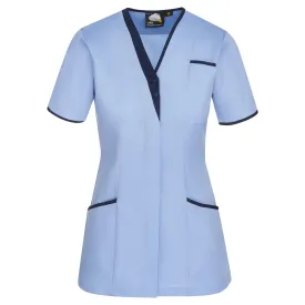 Tonia V-Neck Tunic | Sky - Navy