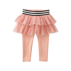 Tulle Ruffle Skirt Baby Pants