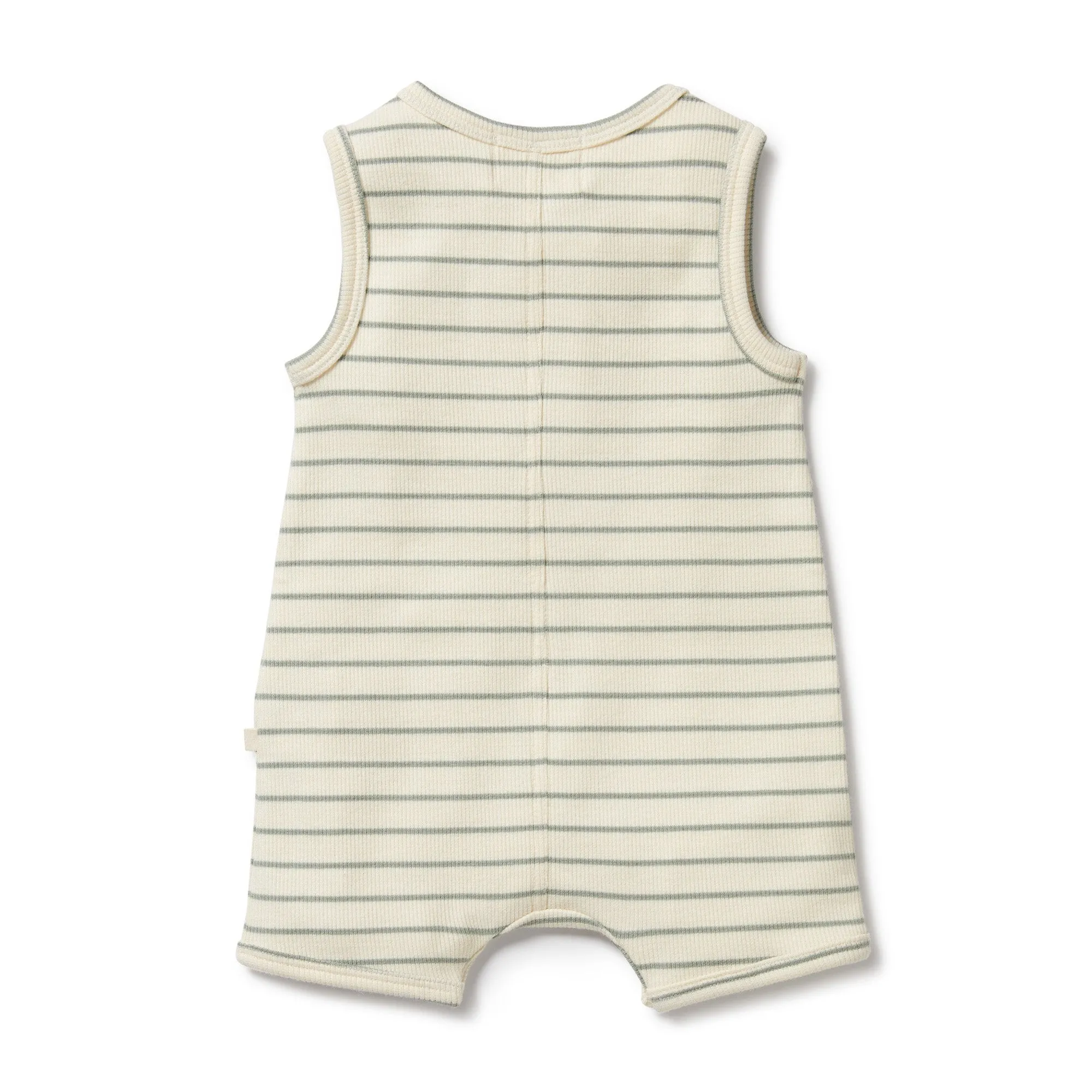 Wilson and Frenchy Petit Sage Organic Henley Growsuit